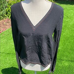 Madewell navy V-Neck Women's tunic  Top small